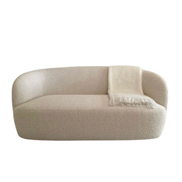 2 Seater Kemode Boucle Couch
