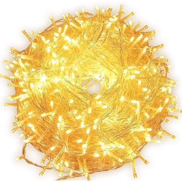 10M Warm White LED Fairy String Light Inter - Connecting Clear Cable - ZYF-D76