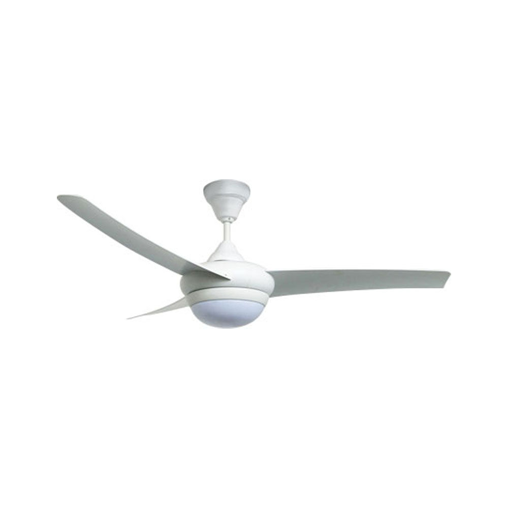 ACDC - Ceiling Fan White 3 Blade With Remote And Light