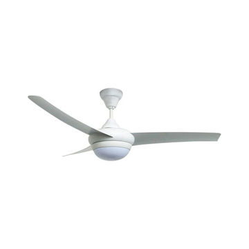 ACDC - Ceiling Fan White 3 Blade With Remote And Light