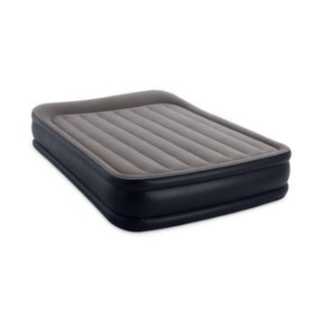 Intex Delux Queen Airbed With Fiber-Tech Built-in Pump