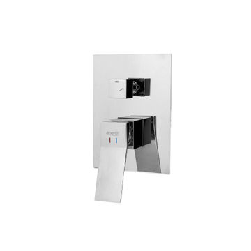 Milan Shower Mixer With Diverter Brass- Chrome