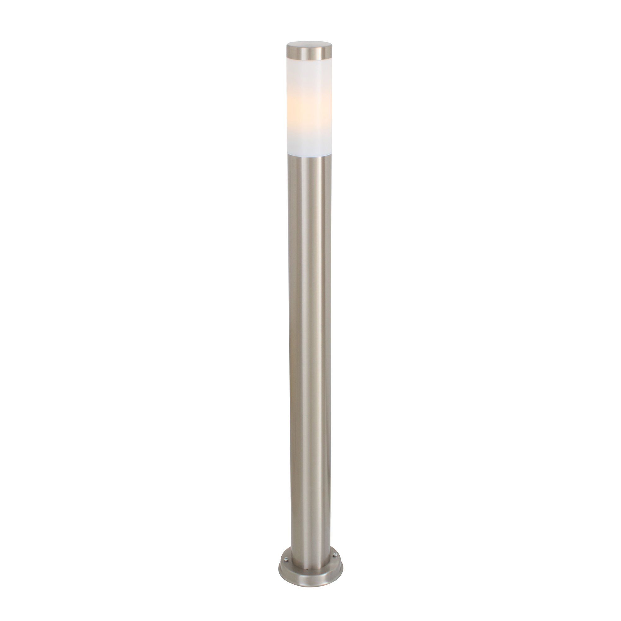 Stainless Steel Plain Pole Satin Chrome - 3 Pack