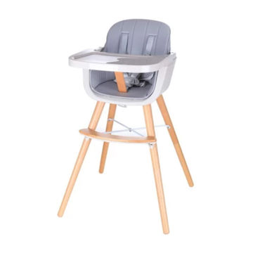 Baby High Feeding Chair With Wooden Legs