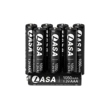LASA 8 AAA 1050MAH RECHARGEABLE NI-MH BATTERIES