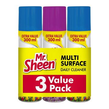 Mr Sheen Multi Surf Furnitur Clean 3 Pack 300Ml