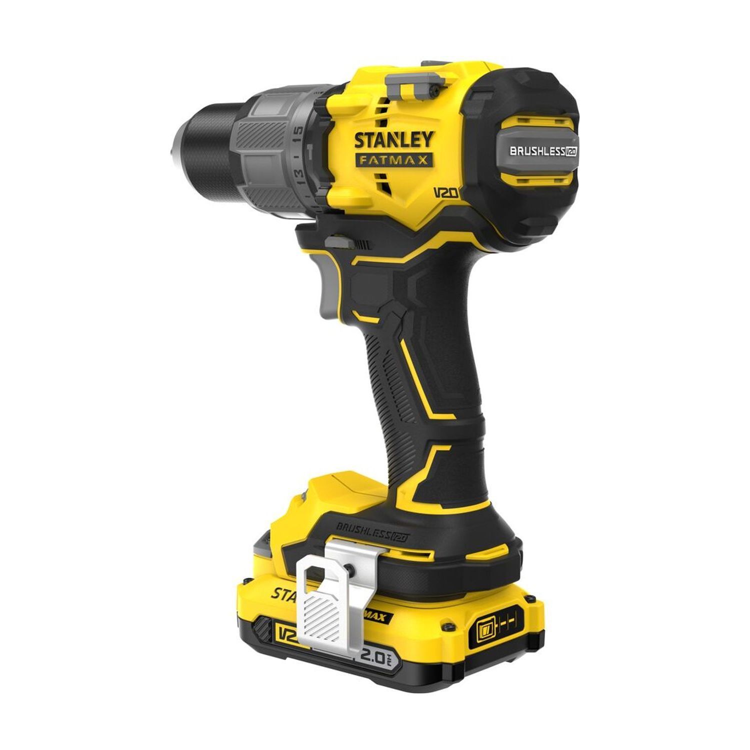 V20 18V Brushless 13mm Hammer Drill Driver Kit – 2 x 2.0Ah