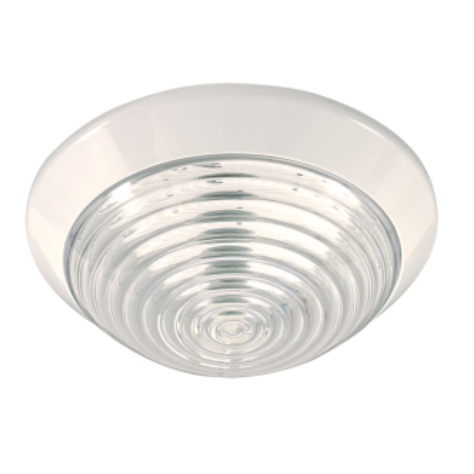 Round Bulkhead 1 x 15W ES CFL