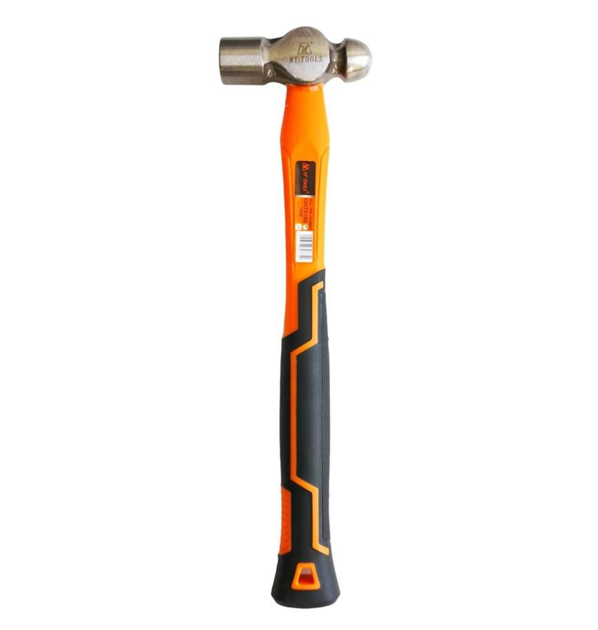 NT TOOLS Ball Pein Hammer 340g Poly Handle with Rubber Grip