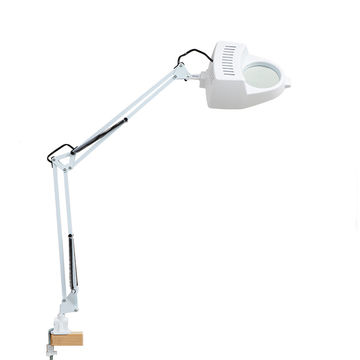 The Lighting Warehouse - Desk Lamp Magnifier White