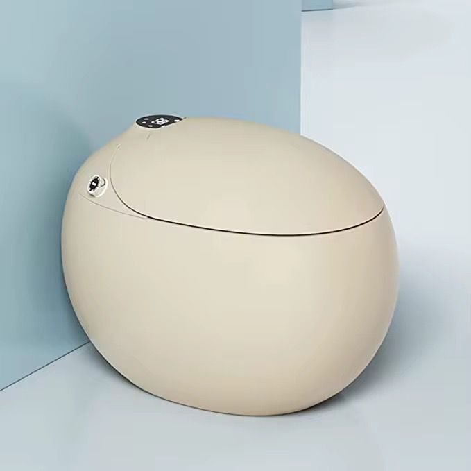 Smart Bidet Toilet, Egg-Shaped Ceramic