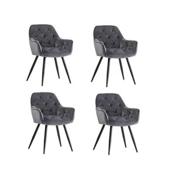 GOF Furniture - Lafoodie Dining Chairs Set Of 4