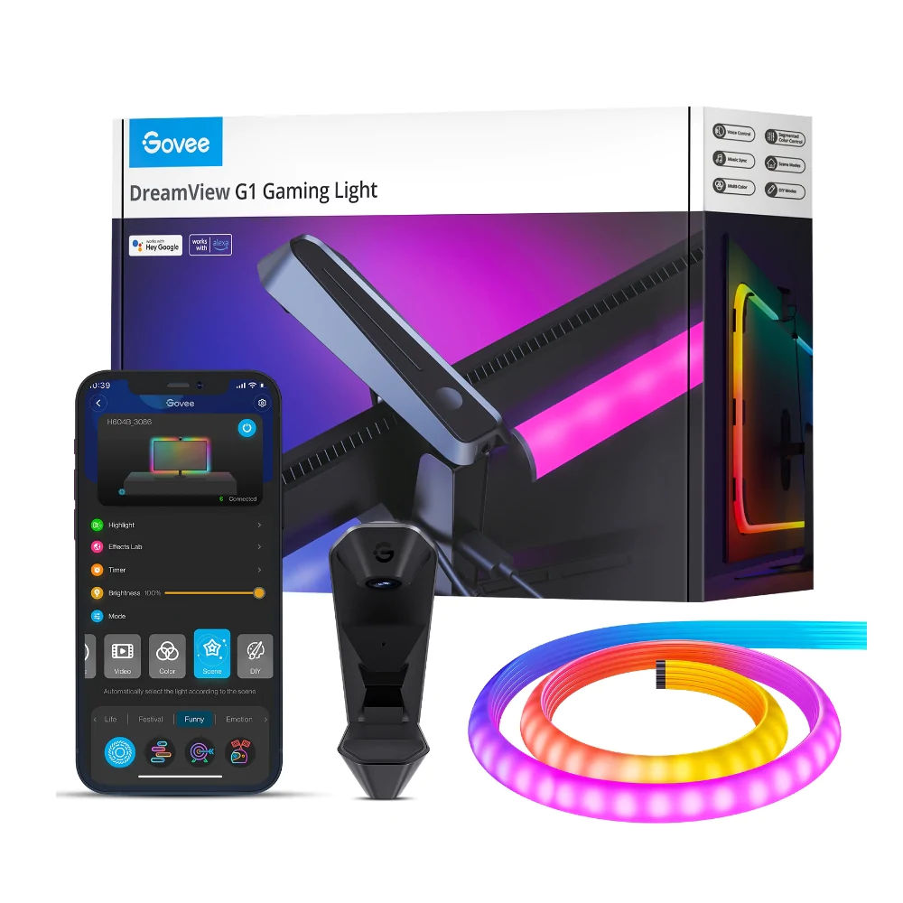 Govee DreamView G1 Gaming Light (24~32inch) - Smart LED Monitor Backlight