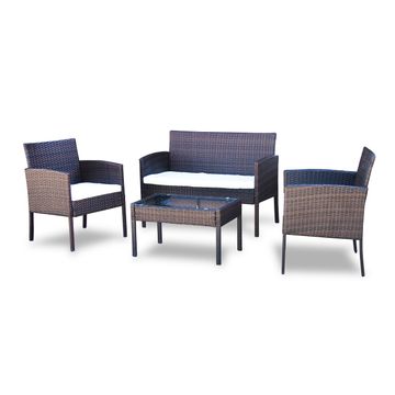 Fine Living - Montego Rattan Furniture 4pc Set