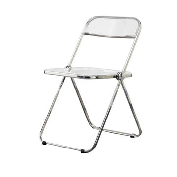 GOF Furniture - Kori Foldable Plastic Chair, Transparent