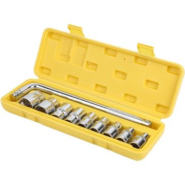 10pcs Socket Set 1/2"