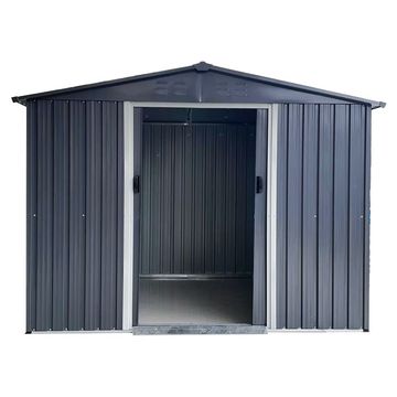 Tech Ten - Outdoor Metal Storage Shed with Double Doors - 3.0 L x 3.6 W m