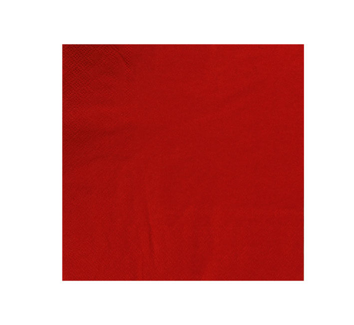 Serviettes - Napkins - 20 Piece - Red - 2 Ply - 33cm - 8 Pack