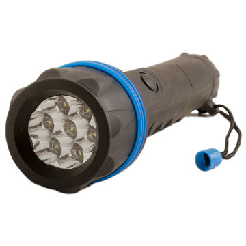 UNITED ELECTRICAL Rubber Torch 7 LED 3D