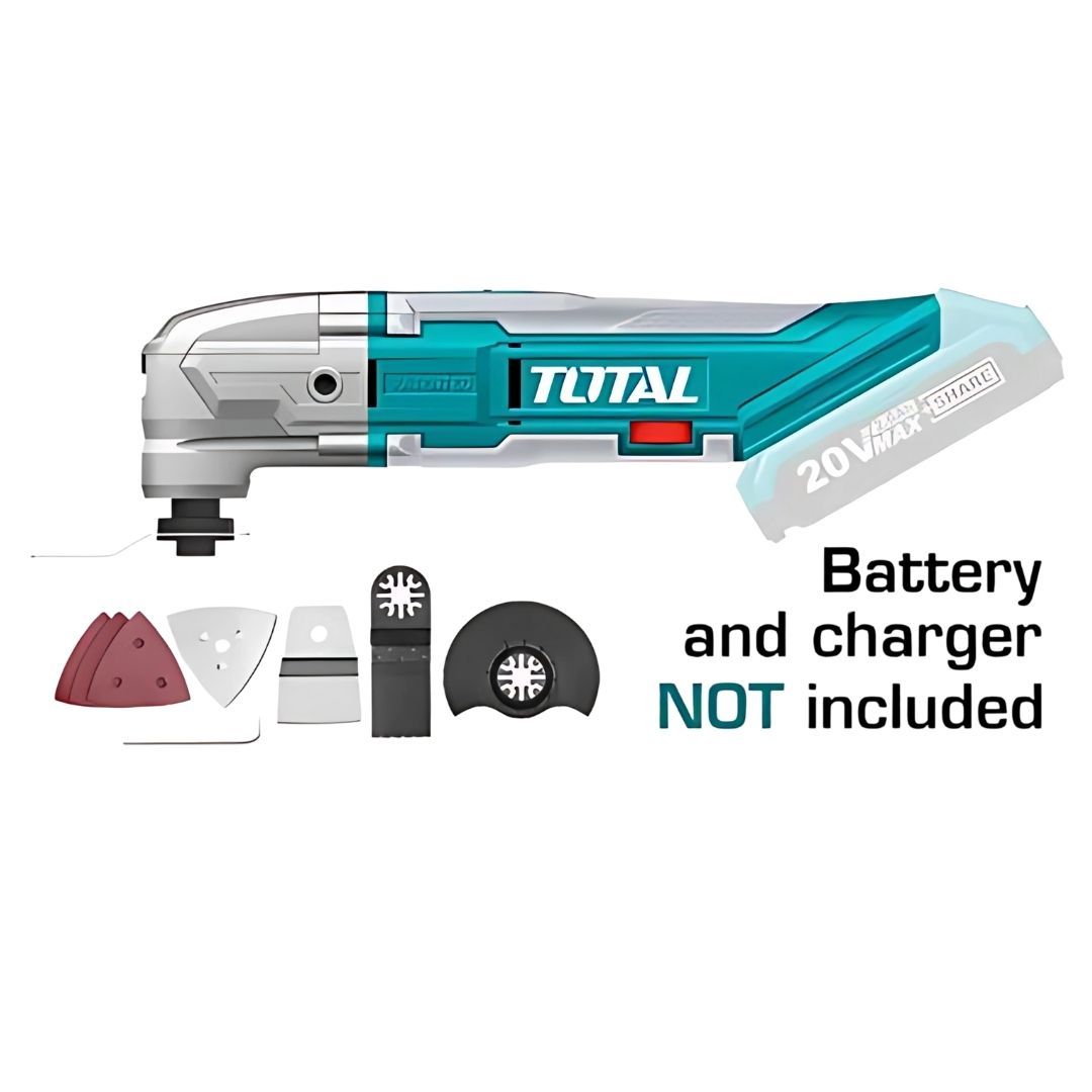 Total Cordless Multi-Tool 20V 5000-20000Rpm 3.2Â° 6Speed Adj.- 3 Pack