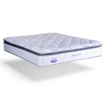 Mosi ou Tunya Pillow Top Mattress - 1370 mm -Double Size -White