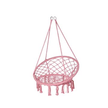 Modern Hammock Swing Lounge Chair - Pink