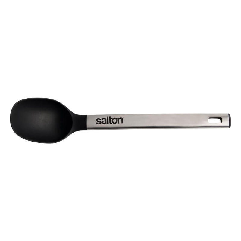 Salton Silicone Head Cooking Spoon Black 158673