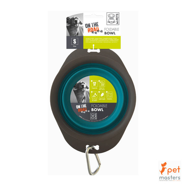 M-Pets On The Road Bowl / Small / Turquoise