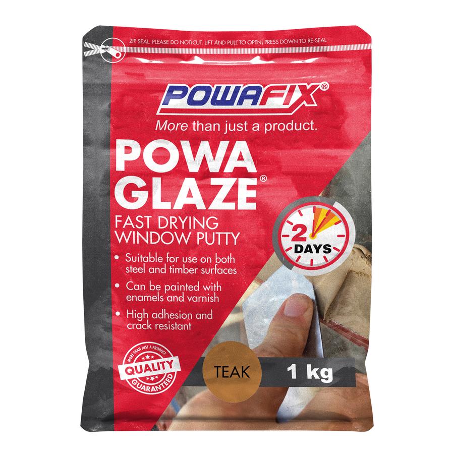 Powafix Powa Glaze Teak 1Kg 3 Pack