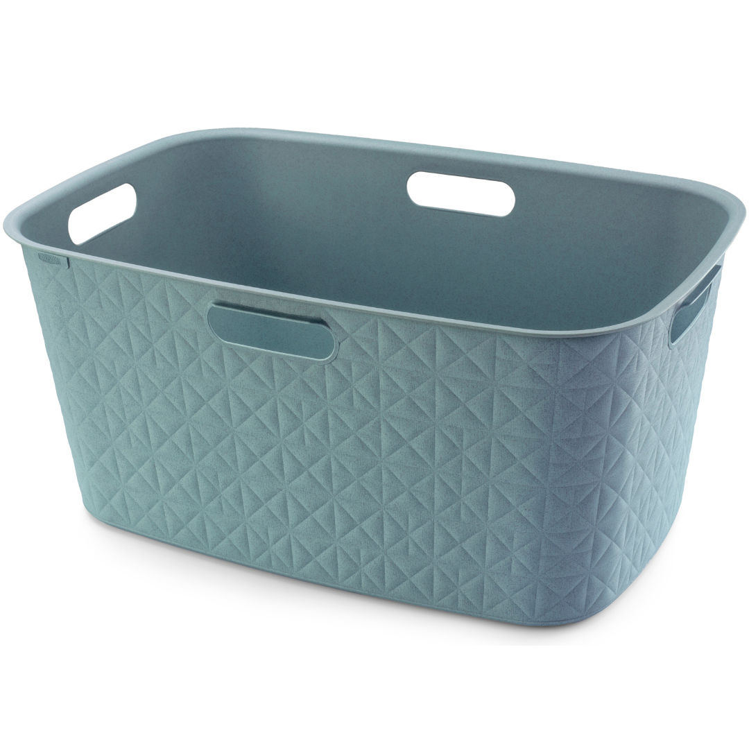 Curver Softex Laundry Basket 45L Teal Blue