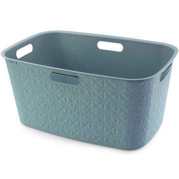 Curver Softex Laundry Basket 45L Teal Blue