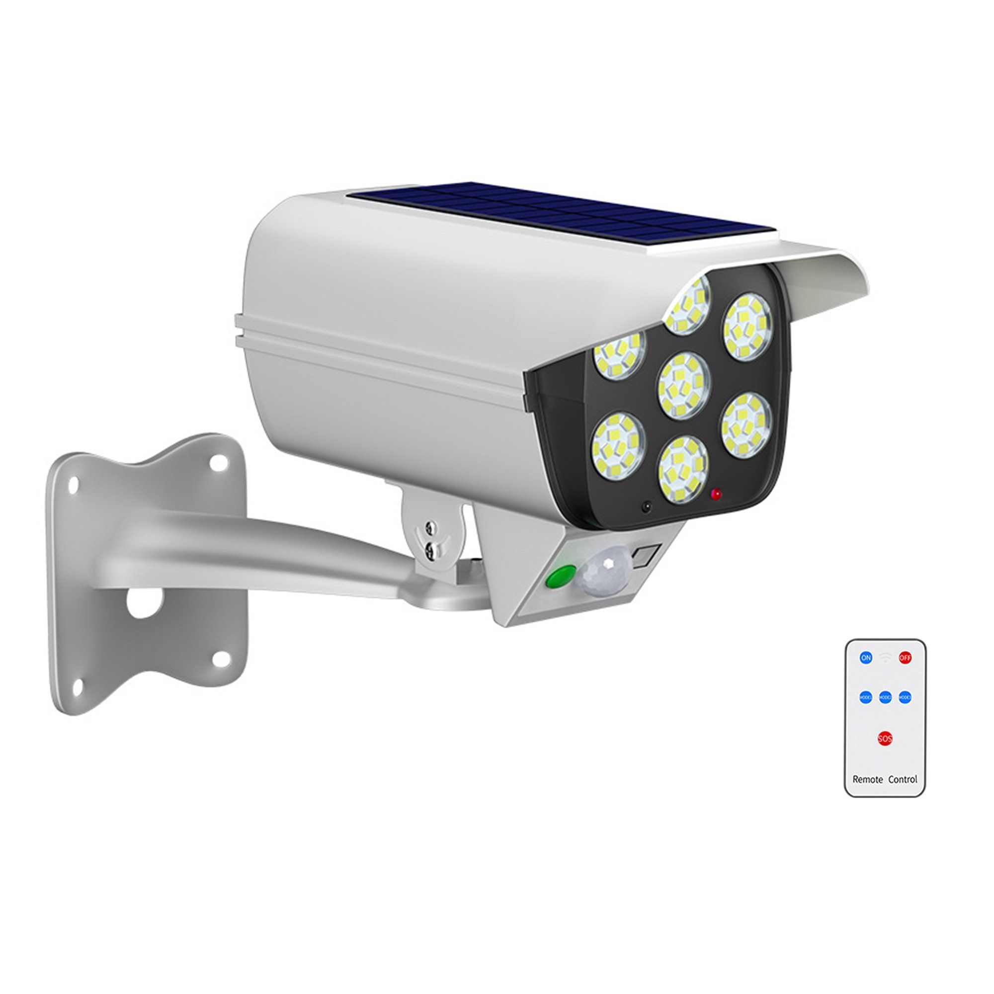 Solar powered dummy security hot sale camera