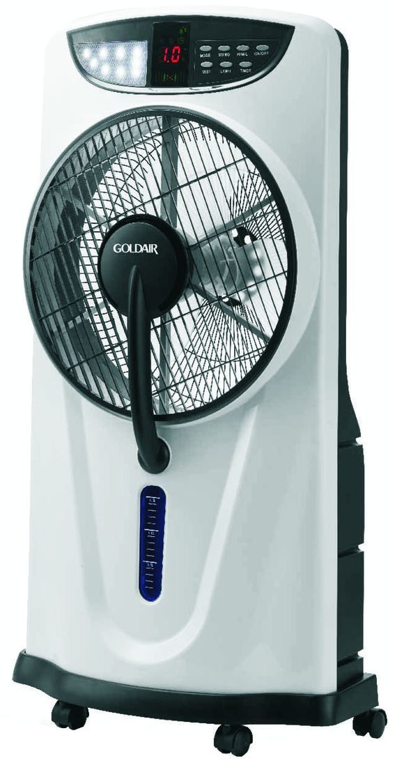 Goldair GMBFR-6112 Rechargeable Mist Box Fan