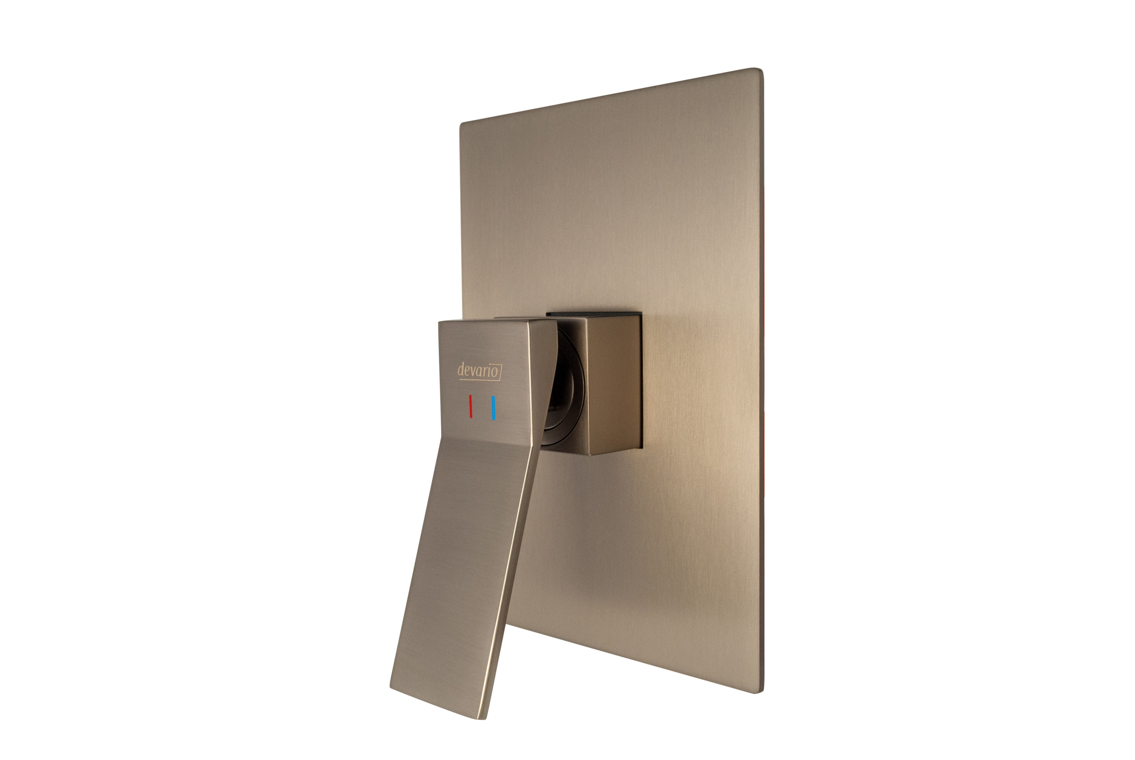Milan Shower Mixer Brass - Gun Metal Grey