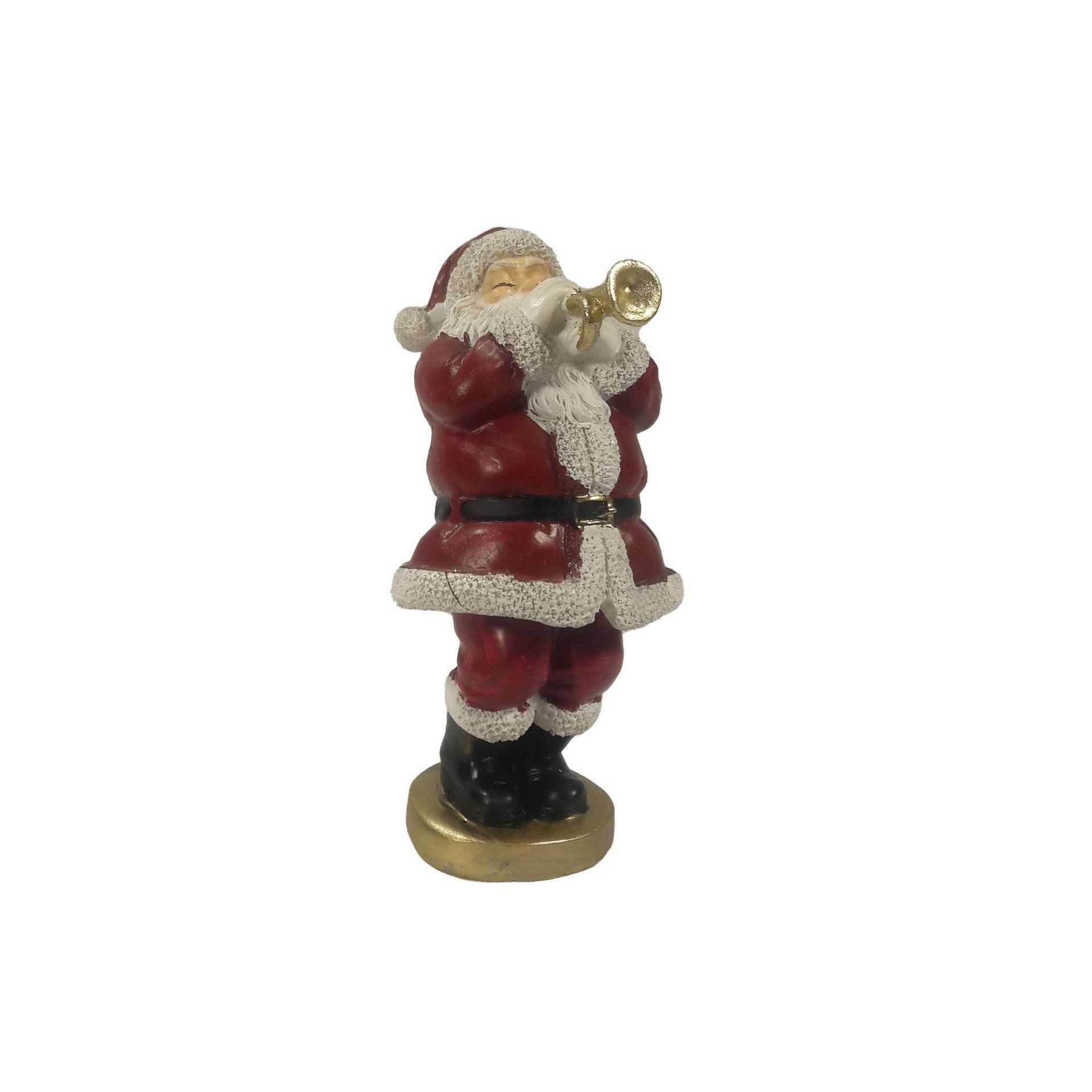 SANTA WITH TRUMPET 8X8.5X15cm