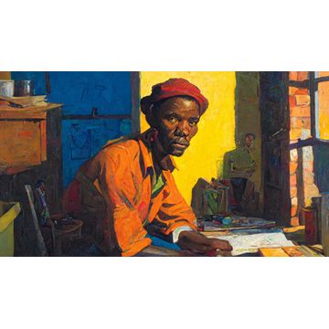 Canvas Wall Art- Gerard Sekotos B1037
