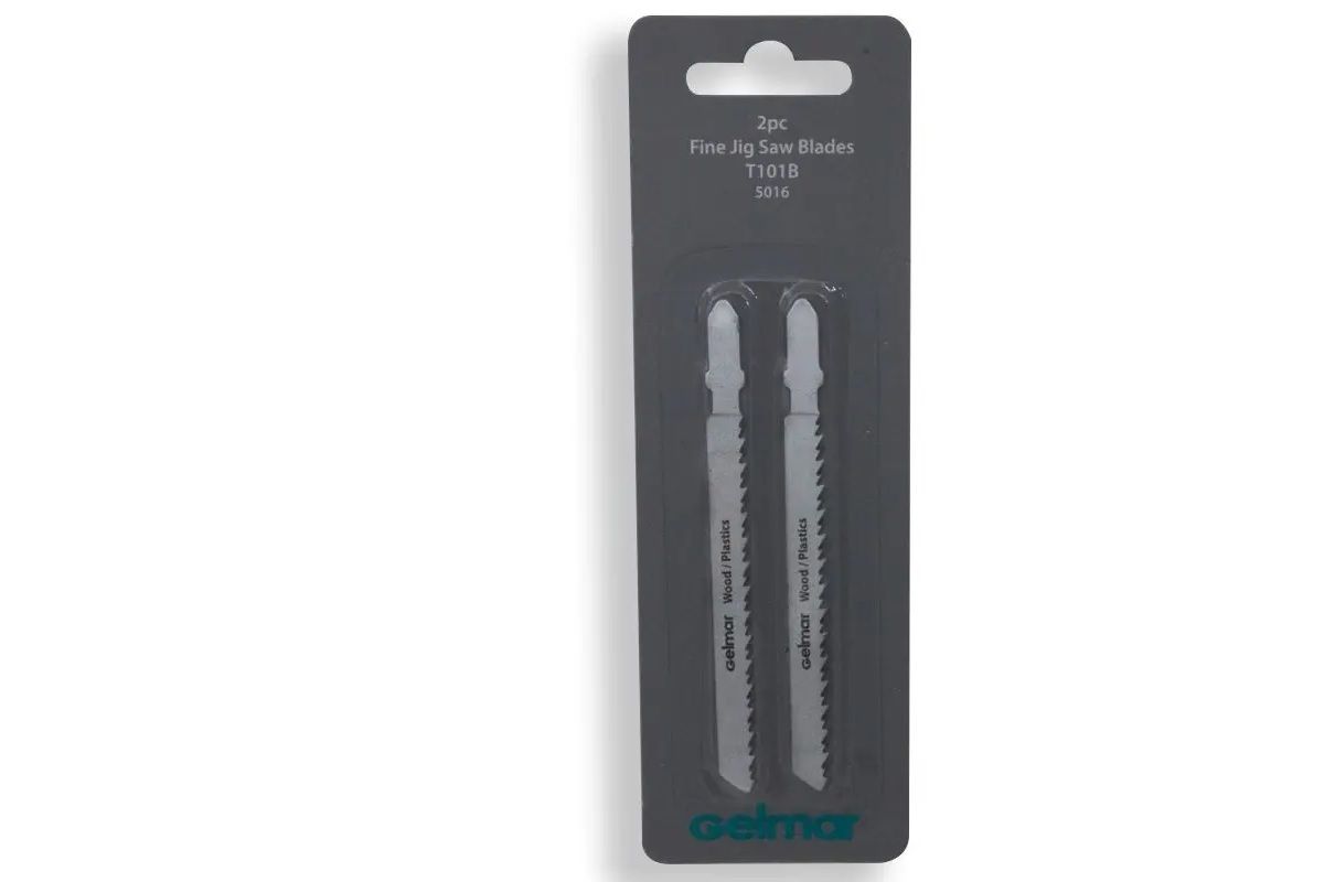 Jigsaw Blades, Fine, Gelmar, T101B, 2 Pieces (4 pack) BY WOODLY