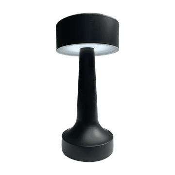 RECHARGEABLE BLACK TABLE LAMP
CCT ADJUSTABLE DIA90X220MM