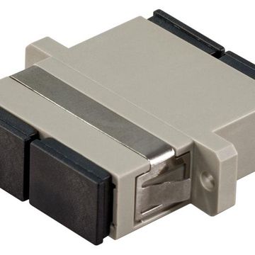 Fibre Duplex Sc Pc Multi Mode Mid Coupler Ceramic Sleeve - Beige