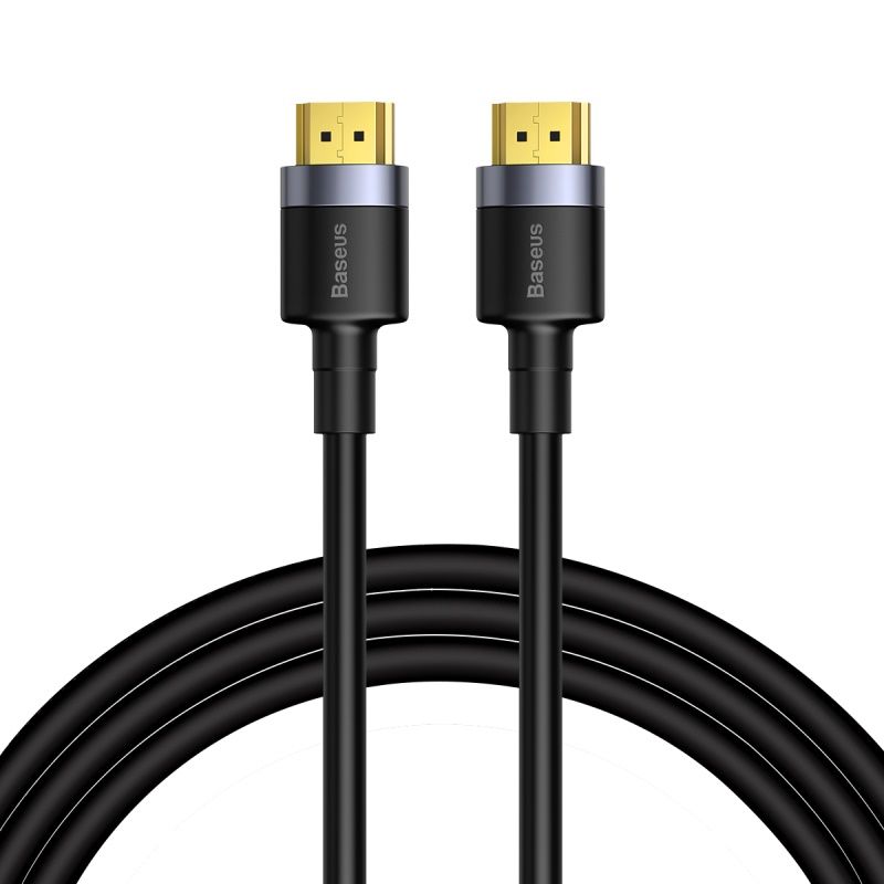 Baseus Cafule 4KHDMI Male To 4KHDMI Male Adapter Cable 3m - Black