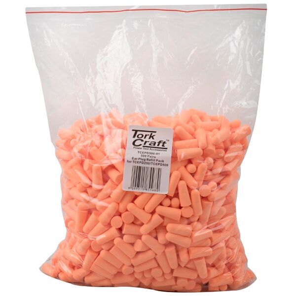 Ear Plug Refill Pack 500 Pairs For Tcepd250 And Tcepd500