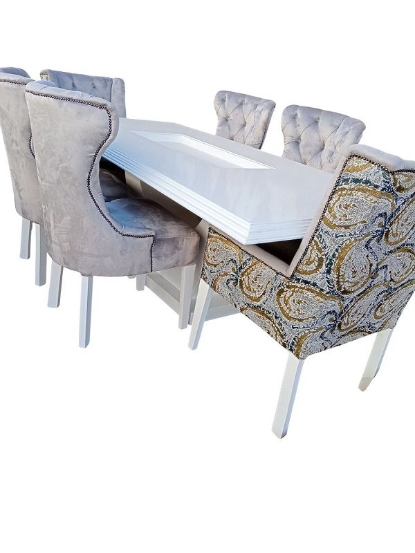 Dinning Set Chesterfield Granite top