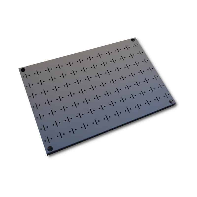 CLIP-FIT Powder Coated Steel Pegboard Black 600mm x 400mm