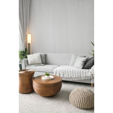 White Acoustic Wall Slat Panel 240cm*60cm