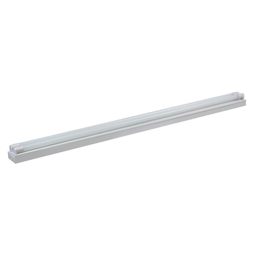 5ft Open Channel Wired for LED T8 2x24w 6500k