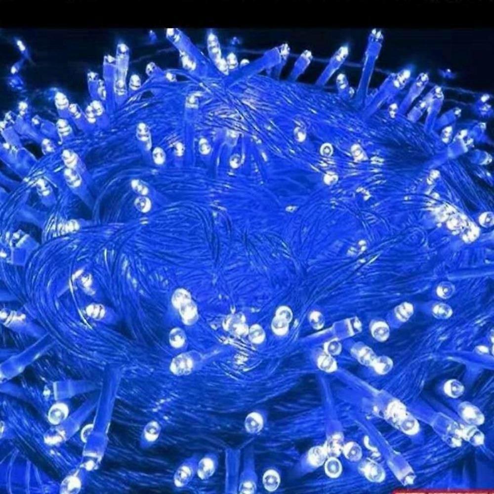 10M Blue LED Inter-Connecting Clear Cable Fairy Light - ZYF-D180