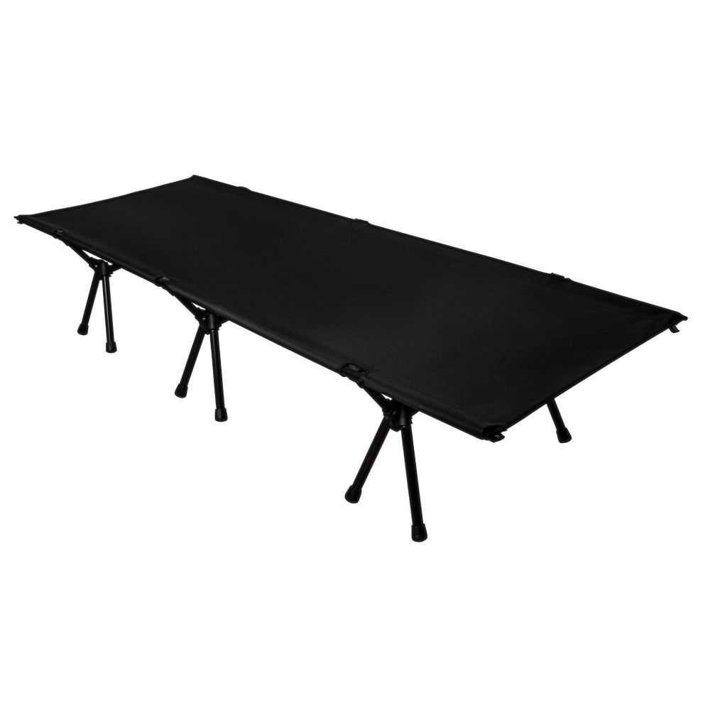 Folding Camping Bed HeavyDuty Outdoor Bed with 150kg Capacity and Carry Bag LEROY MERLIN