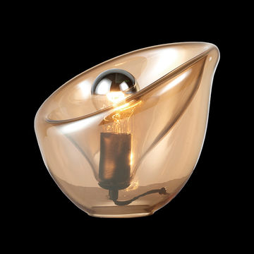 230v 40W E27 Arum Lily Glass Table Lamp