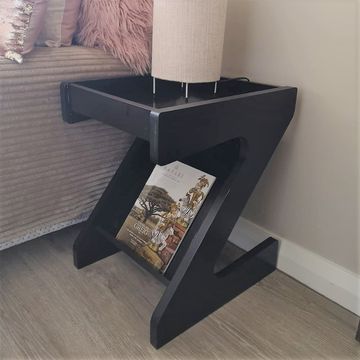 Click Furniture Zeus End Table Black