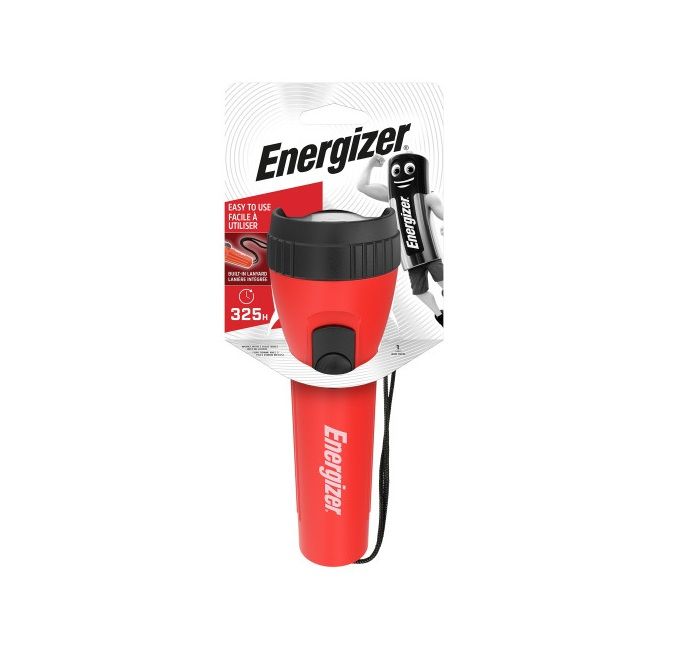 Energizer - Torch - Red - Medium - 2D - 25 Lumens - 3 Pack
